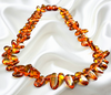 Leaf Amber Necklace