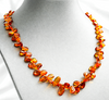 Leaf Amber Necklace