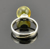 Amber Silver Ring