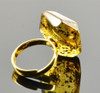 Faceted Amber Ring 