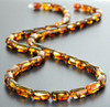 Mens Amber Beaded Bracelet
