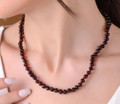 Amber Beaded Necklace