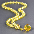 Amber Pendant Necklace