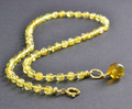 Amber Pendant Necklace