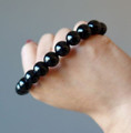 Mens Amber Beaded Bracelet