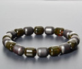 Mens Amber Beaded Bracelet
