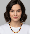 Amber Beaded Necklace 