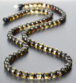 Mens Amber Beaded Necklace