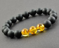 Mens Amber Bracelet