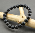 Black Mens Amber Bracelet
