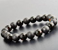 Black Mens Amber Bracelet