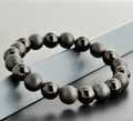 Black Mens Amber Bracelet