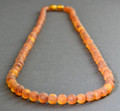 Mens Amber Beaded Necklace
