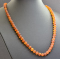 Mens Amber Beaded Necklace