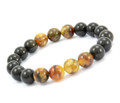 Mens Amber Beaded Bracelet
