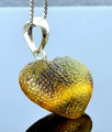 Amber Heart Pendant