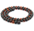 Mens Amber Beaded Necklace