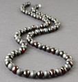 Mens Amber Beaded Necklace
