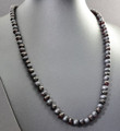 Mens Amber Beaded Necklace