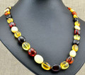 Amber Beaded Necklace 