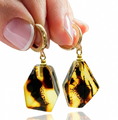 Amber Earrings