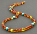 Amber Beaded Necklace 
