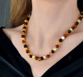 Amber Beaded Necklace 