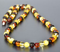Amber Beaded Necklace 