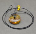 Amber Donut Pendant 