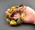 Green Baltic Amber Necklace 