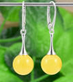 Butterscotch Amber Drop Dangle Earrings