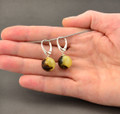 Marble Amber Earrings