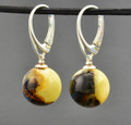 Marble Amber Earrings