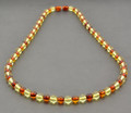 Mens Amber Beaded Necklace