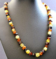 Amber Beaded Necklace 