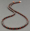 Mens Amber Beaded Necklace