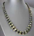 Faceted Amber Beaded Necklace,