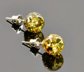 Amber Stud Earrings