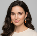 Amber Silver Earrings