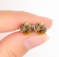 Amber Stud Earrings