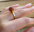 Baltic Amber Ring 