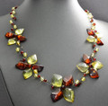 Amber Flower Necklace