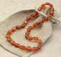 amber teething necklace