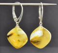 Amber Cube Earrings