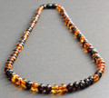 Mens Amber Beaded Necklace