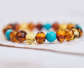 Amber Beaded Bracelets