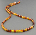 Mens Amber Beaded Necklace