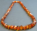 Mens Amber Beaded Necklace
