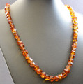 Mens Amber Beaded Necklace