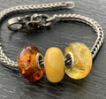 Amber Charm Beads